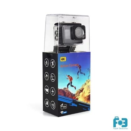 Ausek AT Q60TR 4K Action Camera Combo Pack