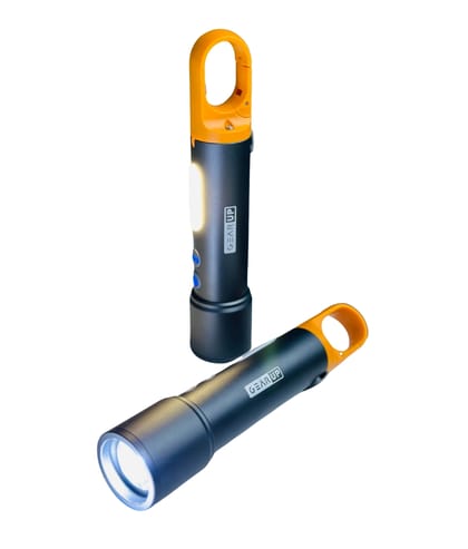 GearUP K57 Multifunctional Rechargeable Torch, Flashlight Zoomable LED Flashlight