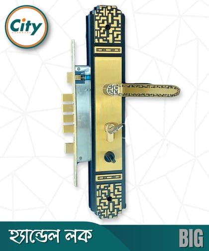 উচ্চ সুরক্ষার বড় আকারের হ্যান্ডেল লক অতিরিক্ত নব সহ প্রধান দরজার লক নতুন রঙের ডোর লক