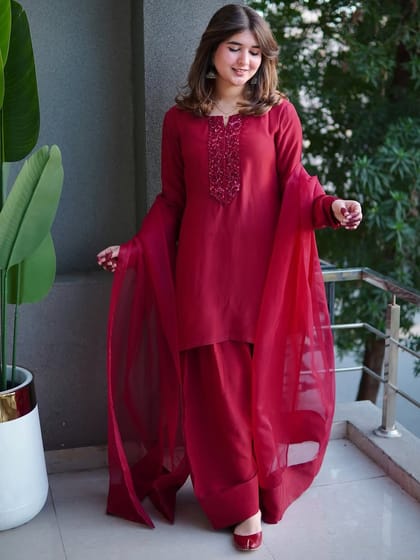 Red Wine Three Pc set