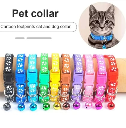 Dog/Cat Footprint Collar Neck Strap