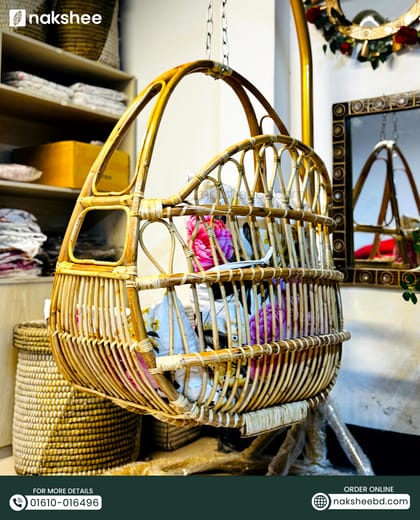 Cane swing // বেতের দোলনা with Cushion