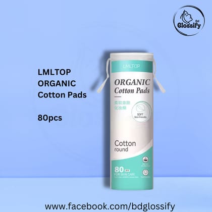 LMLTOP ORGANIC Cotton Pads (80pcs)