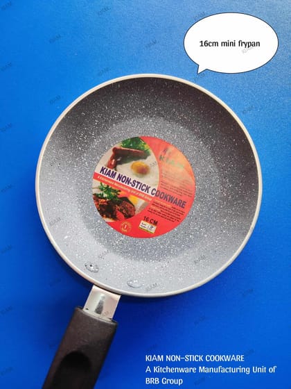 Kiam Non-Stick 16Cm Frypan Without Lid (Tapper)