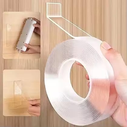 Double-Sided Nano Tape (সাইজ: দৈর্ঘ্য: ৩ মিটার × প্রস্থ: ৩ সেমি × পুরুত্ব: ১ মিমি) Wholesale