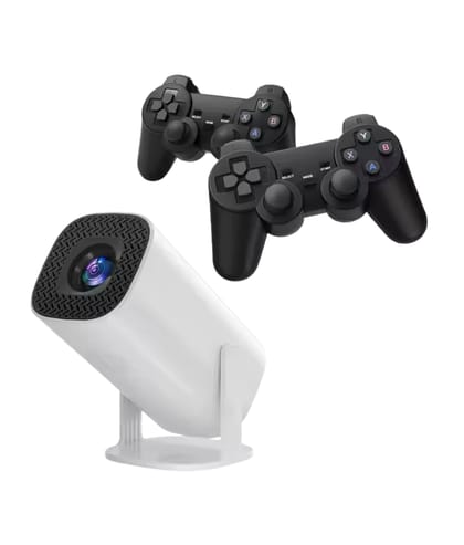 P30 Max Android 4K Projector + Video Game Console Combo