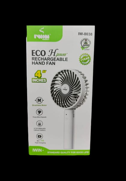 IW-8038 rechargeable mini fan