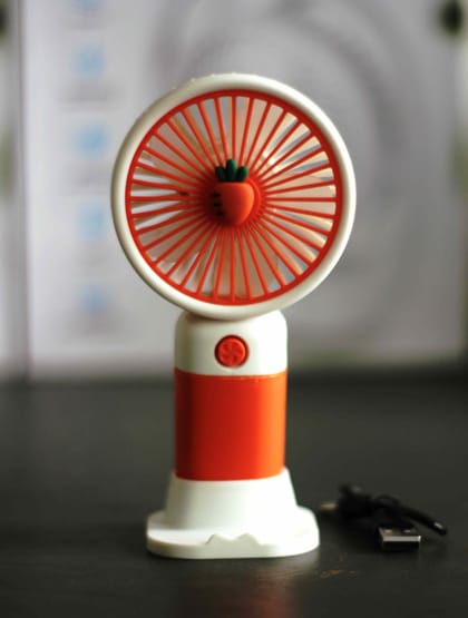 Cute Fruit Summer Portable USB Rechargeable Handheld Mini Fan Ooling Mini Portable Handheld Fans