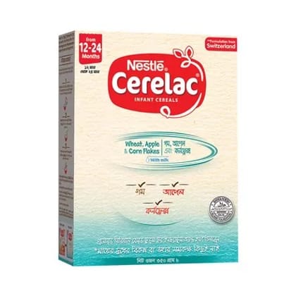 Cerelac 4 Apple Corn Flakes (12 M+)