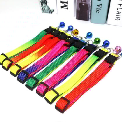 Rainbow cat/dog collar - multicolour