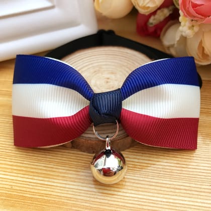 Luxury Bow Design Cat Collar Neck Bow Strap (Natherland shape)