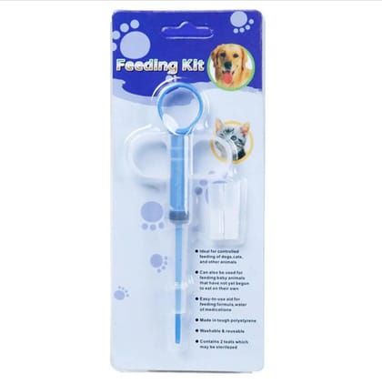 Cat And Dog Feeder Pet Feeding Kit With Needle Dropper