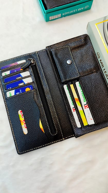 ১০০% প্রিমিয়াম উন্নতমানের চামড়ার মানিব্যাগ