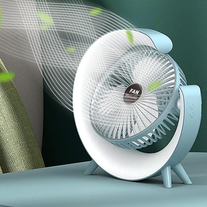Mini Portable Desktop Fan – Colorful and Compact for Home or Office Use