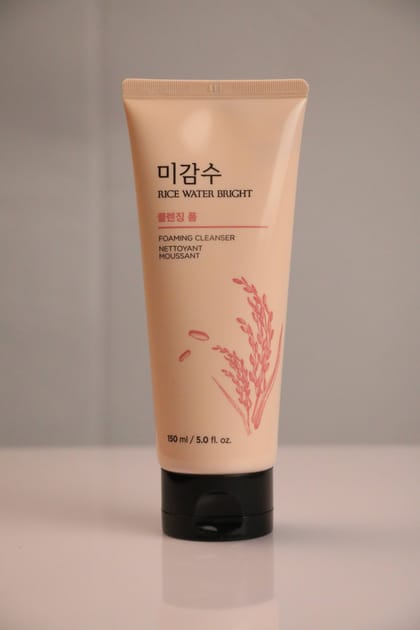 The Face Shop rice water bright foaming cleanser