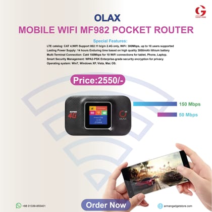 Olax Pocket Router MF982
