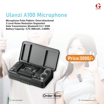 ULANZI A100 Wireless Microphone