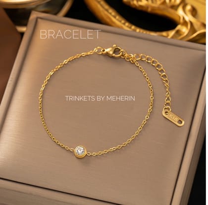 18k gold plated bracelet