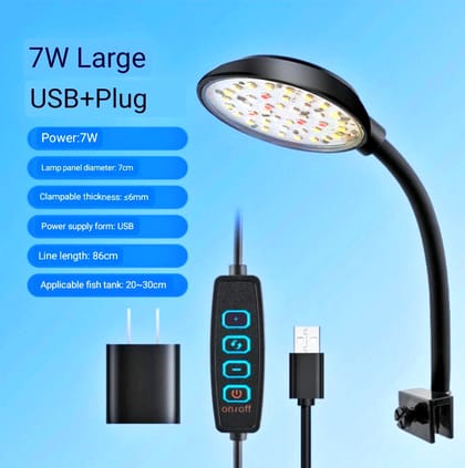 RGB Clamp Light - 5W.(3Moods🔴🟢🔵)