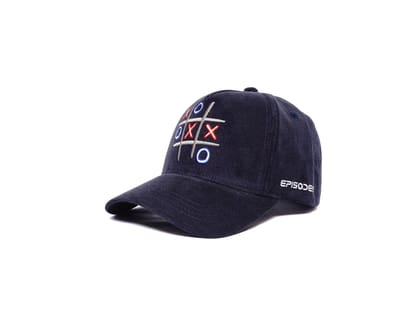 Episodes Tic-Tac-Toe Navy Cord Cap