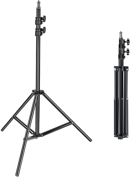 Metal Tripod Stand (Adjustable Up To 6.5 Feet) For Fan, Video Light, Ring Light Etc. (1pc)