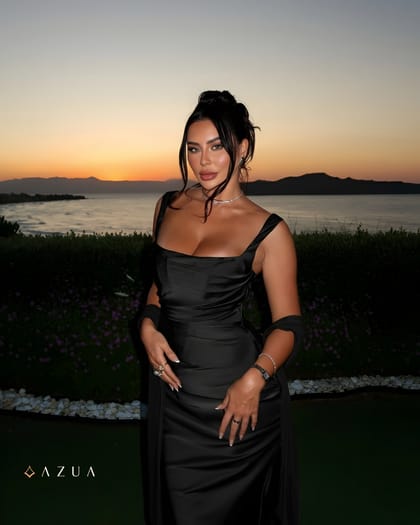 Calanthe Maxi Dress - Black