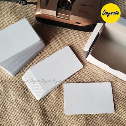 Oxynote Mini Blank Index Flash Cards - Round Corner