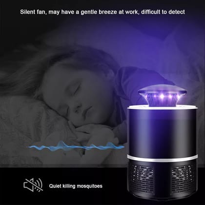 USB Electronic Mosquito Killer Lamp – LED UV Trap for Flies, Moths & Insects