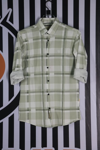 Classic Checkered Cotton Shirt – Elegance