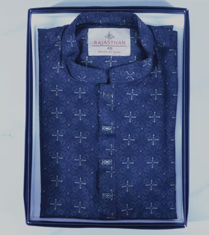 black printed Punjabi