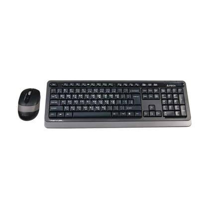 A4TECH FG1010 Wireless Keyboard Mouse Combo with Bangla – Black Color