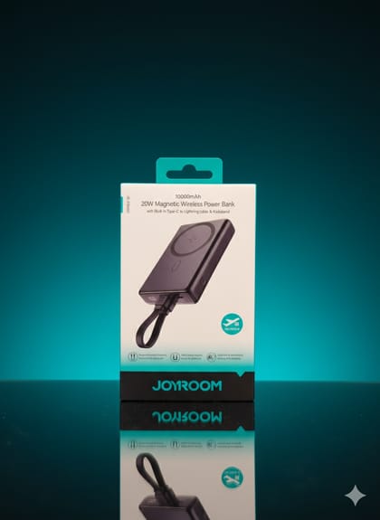 JOYROOM JR-PBM01 20W 10000mAh Power Bank with Built-in Cable & Kickstand