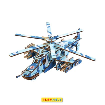Kamov Ka-52 Alligator- 3D Wooden DIY Model