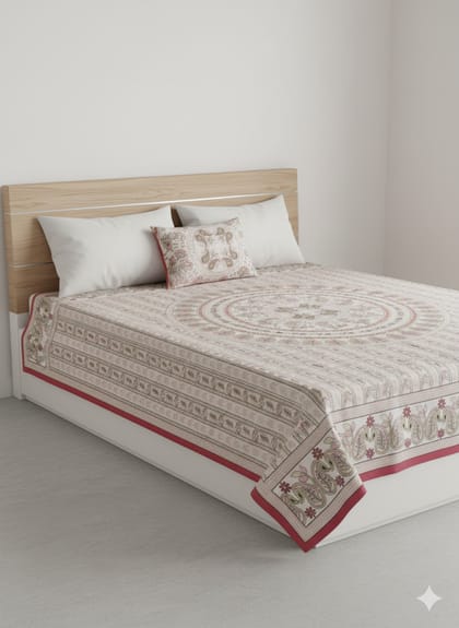 Snigdha Pata  Betshet ( স্নিগ্ধ পাতা বেডশিট ) -20