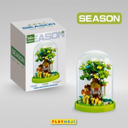 Green shade tree house  [Larger model with a dust cover]