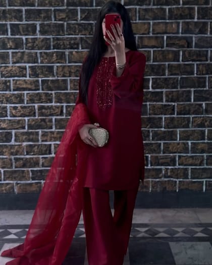 Red Wine Three Pc set