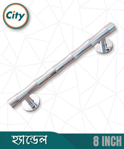 ৮ ইঞ্চি হেভি ডোর হ্যান্ডেল নিকেল পালিশ করা দরজার হাতল কাঠের দরজার হ্যান্ডেল