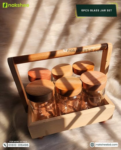 Spice Jar set 6 pcs || মশলা জারের সেট ৬ পিস