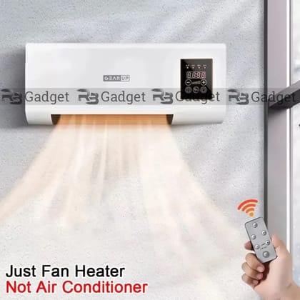 GearUP Remote Controlled AC Style Room Heater – 1800 Watts, Wall or Table Mount