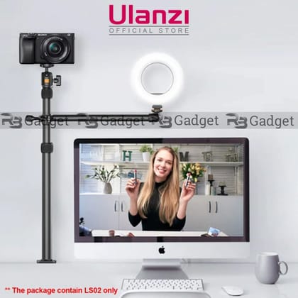 New! Overhead Desk Mount Stand for DSLR, DSLR & Ring Lights (Ulanzi VIJIM-LS02)