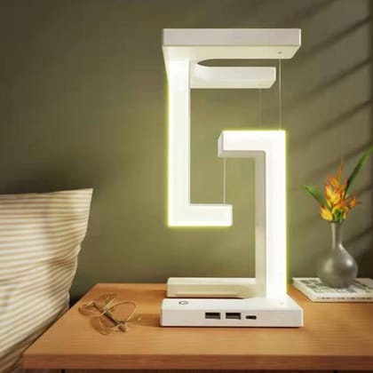 Anti-Gravity LED Desk Lamp with Wireless Charger