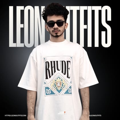 Men’s Oversized Heavyweight Drop Shoulder T-Shirt in White