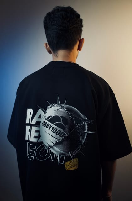 'LEON' Oversized Heavyweight Drop Shoulder T-Shirt