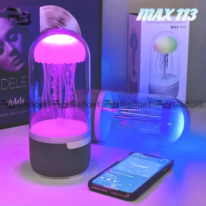 Creative Bluetooth Jellyfish Speaker with Colorful Octopus Lights