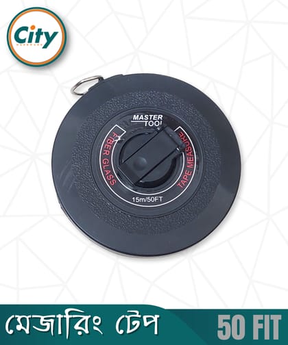 ১৫ মিটার পরিমাপক টেপ ৫০ ফুট ফিতা টেপ ফাইবার পিভিসি টেপ
