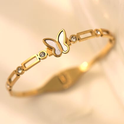 Butterfly cuff bracelet