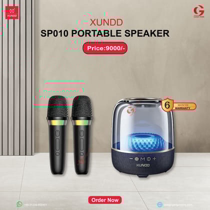 XUNDD SP010 Transparent Wireless Karaoke Speaker