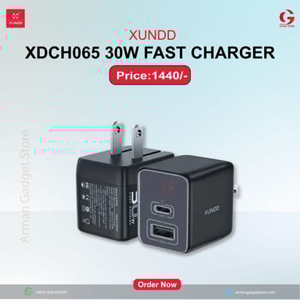 XUNDD XDCH065 30W Fast Charger