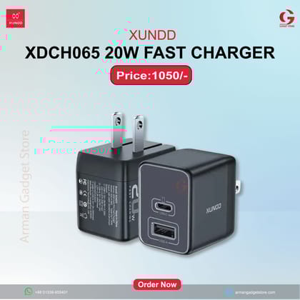 XUNDD XDCH065 20W Fast Charger