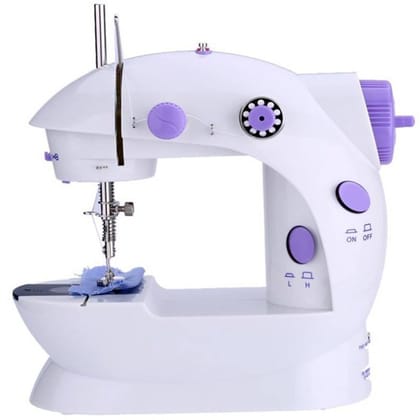Portable Mini Sewing Machine – Dual-Speed, LED Light, Foot Pedal, Thread Cutter, 25 Threads – Compact Electric Stitch Tool for Beginners & Home Use
